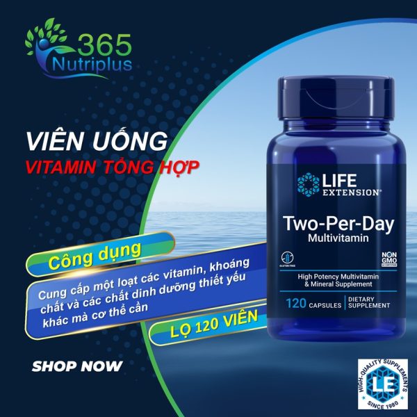 Viên uống vitamin tổng hợp Two per day